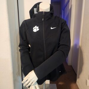 NEW Nike Salesman Sample Clemson Tigers Fleece Hoodie Women's M Black CW7220 SS